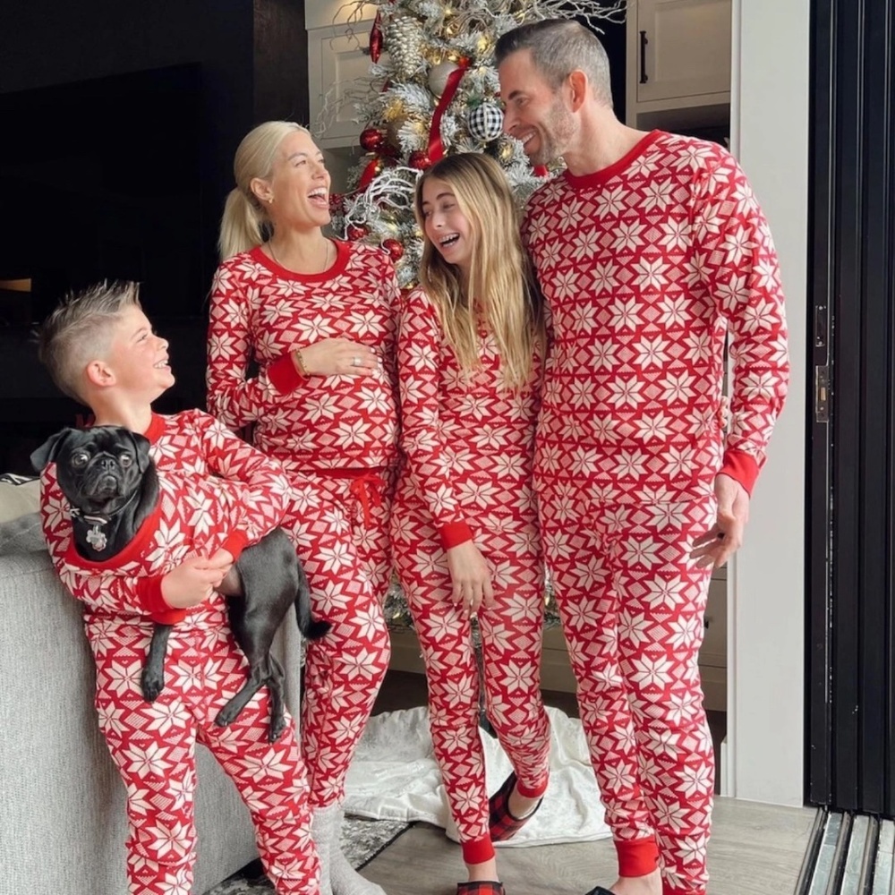 Hanna Andersson Red and White Family Pajama Set